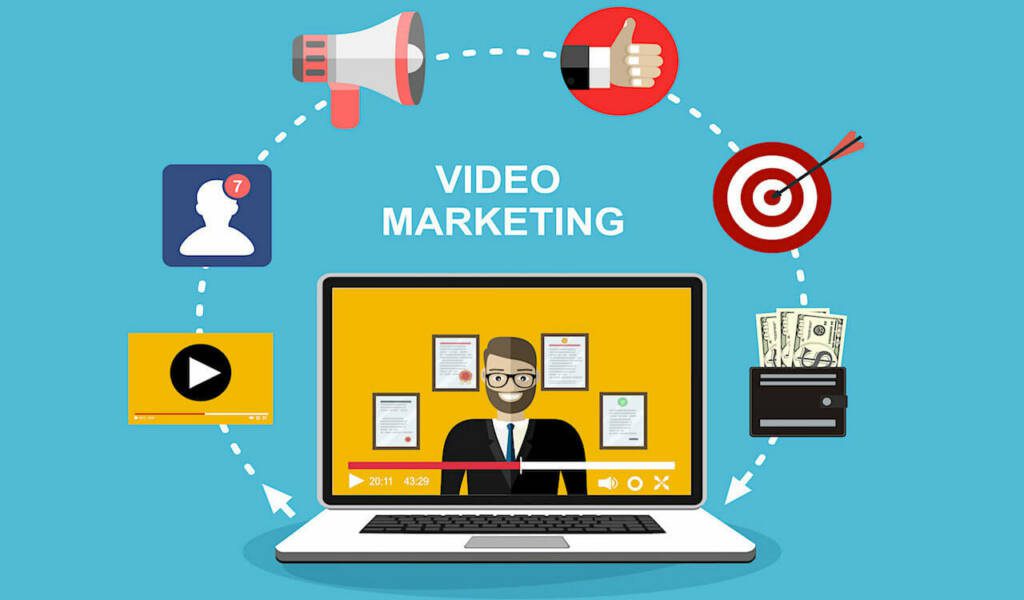 Video marketing para tu empresa: Representación visual de la producción de videos y estrategias de marketing audiovisual para promover y fortalecer la presencia en línea de una empresa.