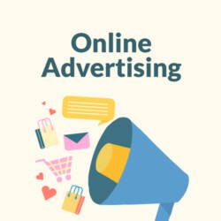Plantilla editable de publicidad en línea en diseño plano para servicios: Diseño vectorial atractivo listo para personalizar y potenciar tus campañas publicitarias en línea.