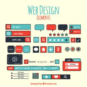 elementos de una pagina web de servicios